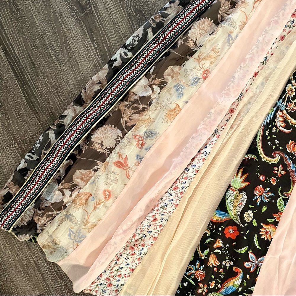 Altar'd State Pink Floral Patchwork Maxi Dress - Picture 3 of 8